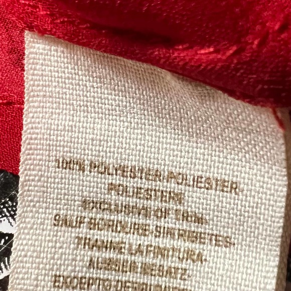 Free People The Best of Both Worlds Women's Red Blouse - size L - Picture 12 of 12